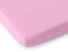 Terry fitted sheet for a crib 140x70cm - pink