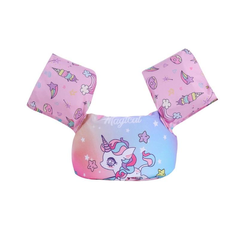 Kids Vest Swimming Buoyancy Armband Swim Life Jacket Swimming Pool Summer Gift