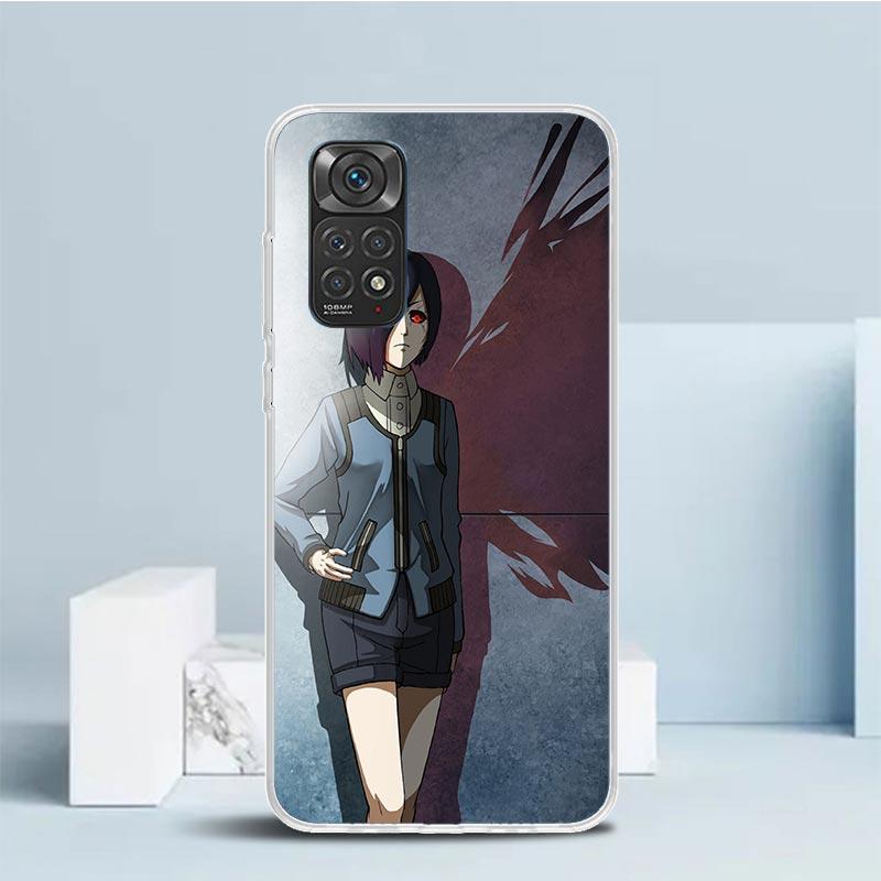 G-Ghoul Tokyo Touka Kirishima Soft Cover for Xiaomi Redmi Note 15 14 13 12 Pro Plus Phone Case 14S 11S 11T 11E 10S 10 4G Pattern