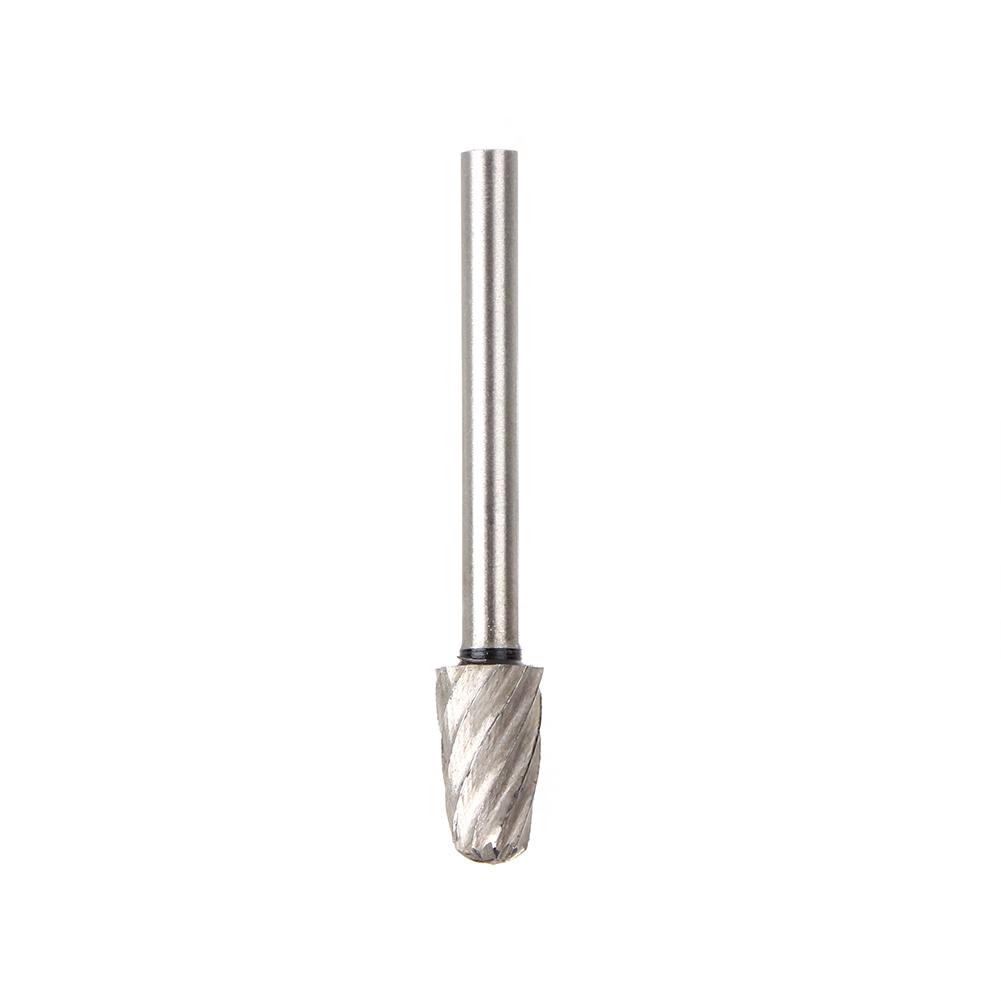 6pcs HSS Burr End Mill Cutter File Rotary Tool Router Bit Set 3.17mm 8mm Head SG