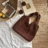 Casual Multicolor Bow Knitted Handbag Twists Soft Knitted Wrist Bag Cute Large Capacity Knit Shoulder Bag Commuting