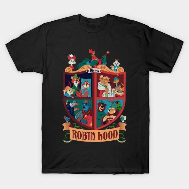Men Black Print T-shirt Robin Hood T-Shirt No-Cut Transfer Paper Print Cotton Tshirt 4XL чёрный