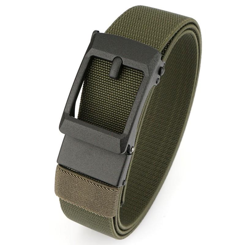 

3.5 Belt Men s Automatic Buckle Elastic Nylon Outdoor Casual Stiff Pants Waist