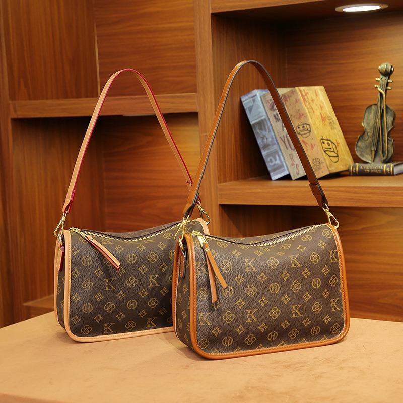 Popular underarm bag women's fashion large-capacity commuter bag women's broadband shoulder messenger bag