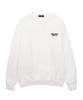 VANNWORKS Skateboard In Monitor Oversized Sweatshirt (Vncts102) White