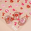 Redanco 5D Fiery Red Lips 3D Nail Stickers - Valentine's Day Edition (DR1616)