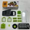 Vegetable Cutter Multifunctional Kitchen Tool 5-in-1 Food Chopper for Tomato Carrot Cheese Onion Handheld Slicer Dicer Grater