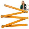 Folding Wooden Stick Ruler 1 Meter Foldable Ruler For School Metric Scale Ruler Drawing Tools School Supply Teaching Supplies