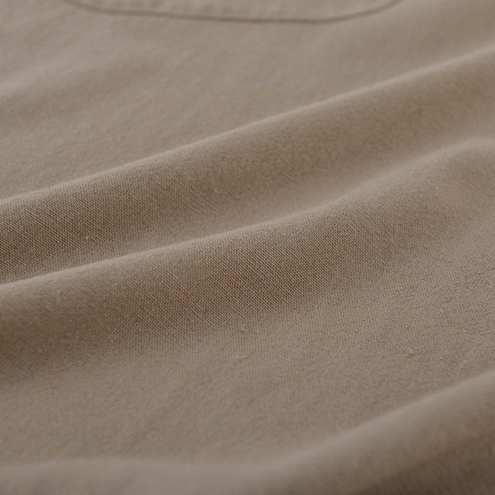 Cross Back Cotton Linen Apron with Pockets Gardening Work Apron Anti-dirty Pinafore Dress  Baking