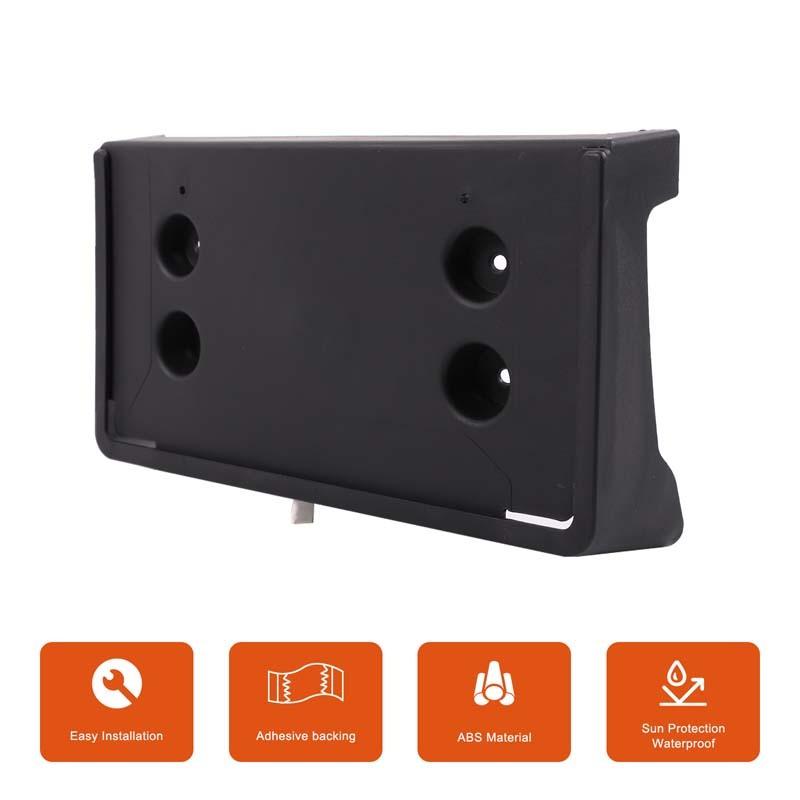 Car Front License Plate Bracket Holder For Cadillac SRX 2010-2016 ABS Black Exterior Accessories OE:25776408 GM1068130