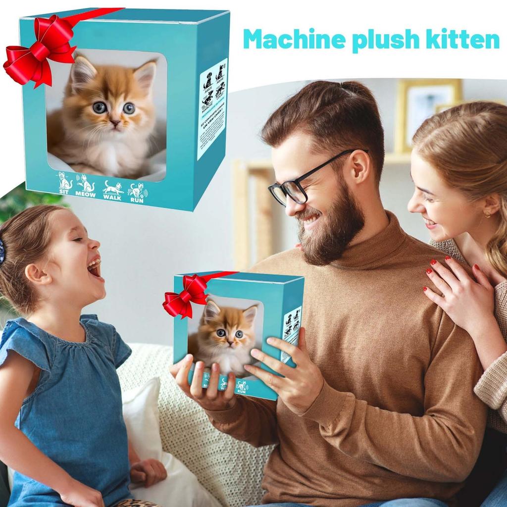 Cute Robot Cat Activity Plush Doll Suitable As A Children's Gift