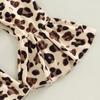 3 Pcs/Set Children Top Pants Headband Suit for 0-24 Months Floral Printing Flared