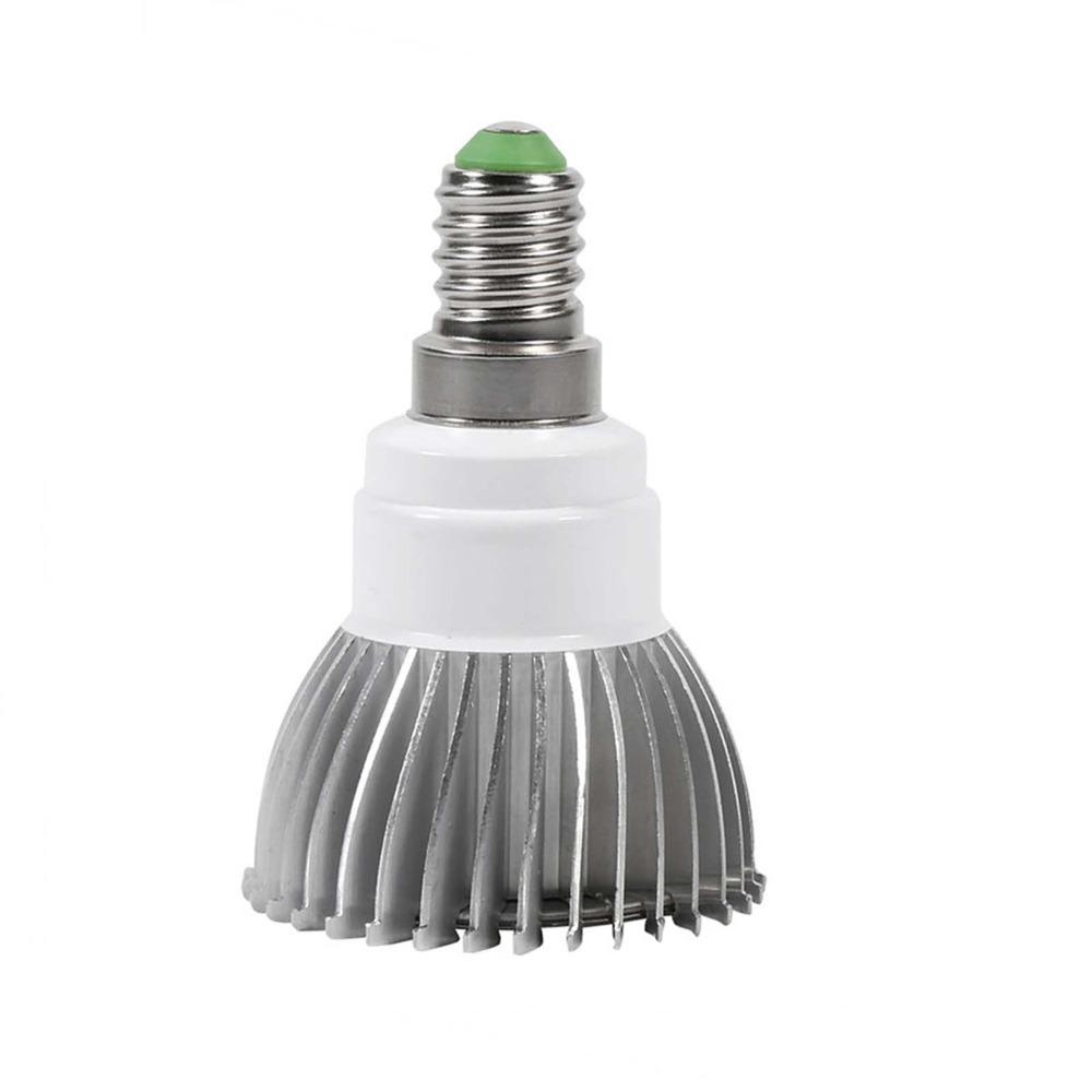 E14/GU10 Socket Led Grow Light 28W Power Growing Lamp Bulb Practical Plant Grow Lamp  Flower Plants