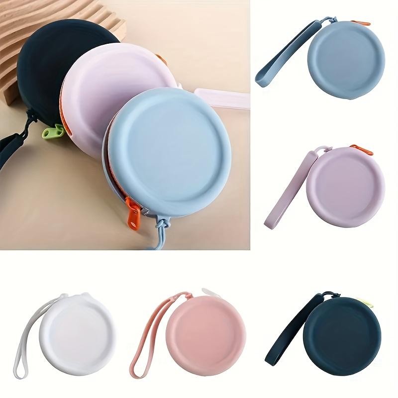 Neue runde Silikon-Münzbörse Tragbare Datenkabel-Silikon-Aufbewahrungstasche Ohrhörer-Aufbewahrungsbox Digitale Speicher- und Organisationsbeutel