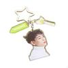 Acrylic Keychain Portable Versatile Adorable Keyring for Women Birthday Gift Style A