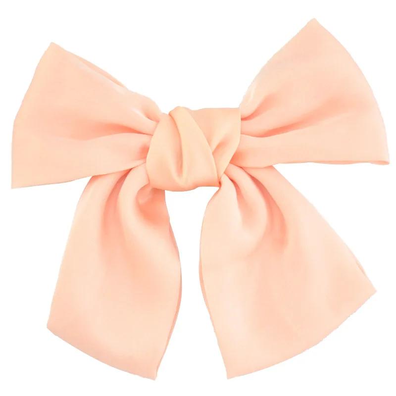 Big Hair Bow Ties Hair Clips Satin Two Layer Butterfly Bow For Women Bowknot Hairpins Trendy Girls Hair Accessories Barrettes