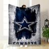 Dallas Cowboys Star Logo Design Blanket Flannel Blanket for Bedroom, Living Room, Sofa, and Nap Sofas