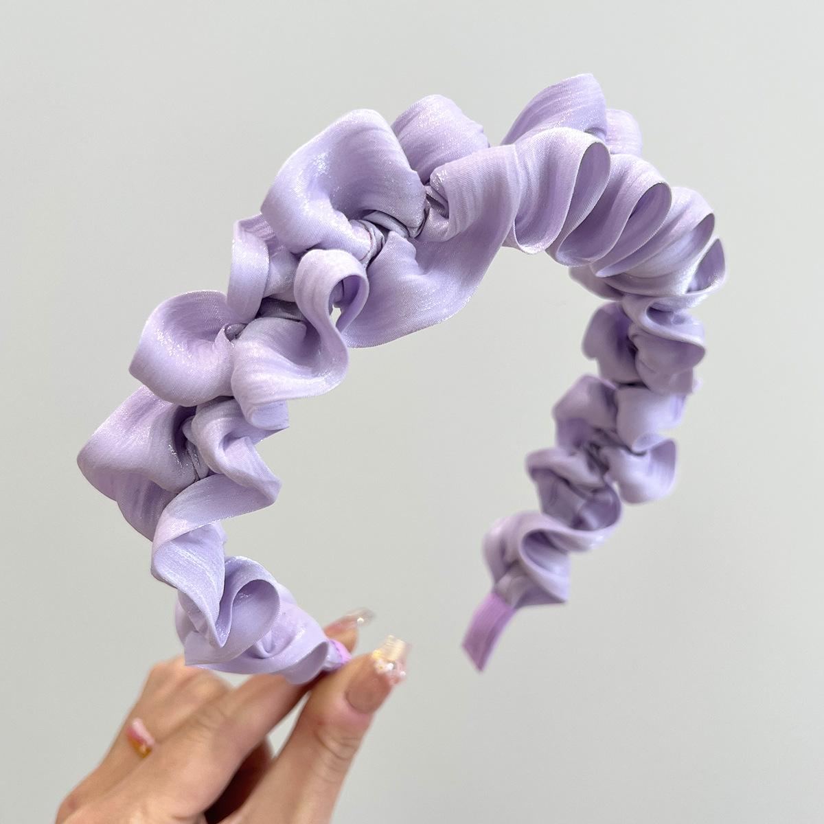 

Летние цветные атласные резинки для волос, повязка на голову, аксессуары для волос для взрослых, украшения для волос