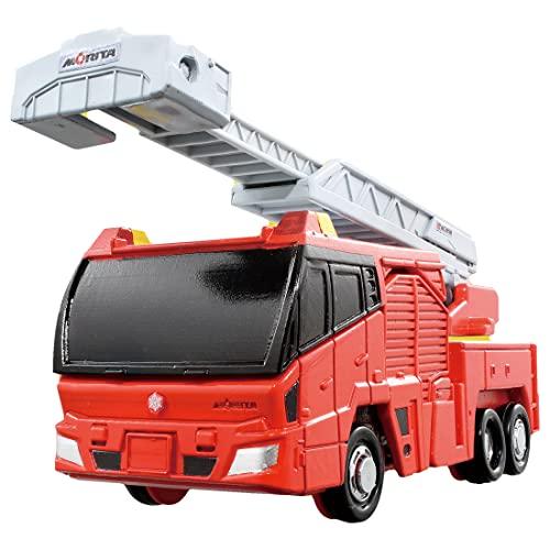 TAKARA TOMY Tomica Job Laborer Gigant Fire Braver Fire Station Armor DX Set Miniature Car Toy for Ages 3 and Up