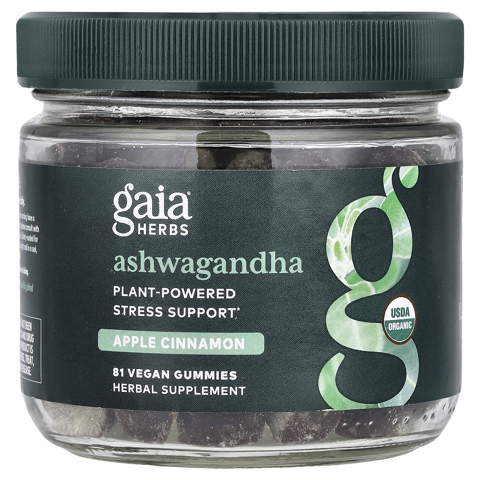 

Ashwagandha Gummies, Apple Cinnamon, Vegan Gummies 81 Pieces