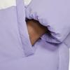 Nike Color Block Hooded Zip-Up Casual Long Sleeve Kids Outerwear Lavender-Purple CT0604-539