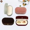 Velvet Jewelry Box for Stud Earrings, Pearl Earrings, and Rings - Elegant Storage and Gift Accessory