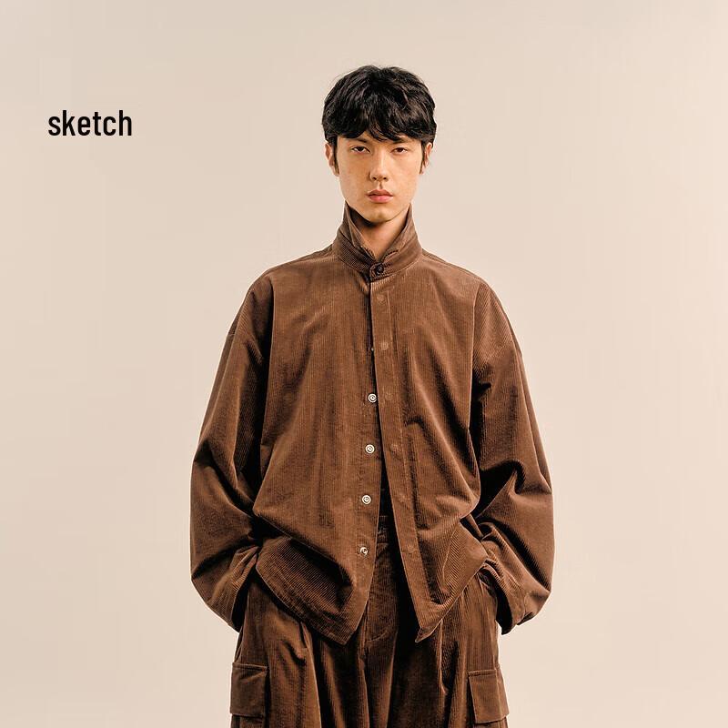 SUPIN Men s 2024 Autumn Loose Fit Casual Jacket S