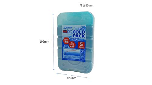 Kapitän Hirsch (Kapitän Hirsch) Kühlakku, Schnellgefrieren, Super Cold Pack, Größe S, 500g, 2er Set UZ-13196 Blau