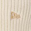 New Era Free Basic Cuff Knit Trapper Ivory Knit Warm and Cold Weather Cap,