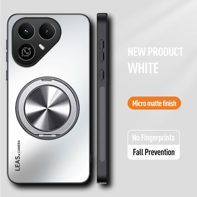 For Magsafe Hard Shockproof Cover For Tecno Pova 8 Pova 7 Ultra 7Pro 7NEO AG Frosted Magnetic Ring Holder Matte Shell Phone Case