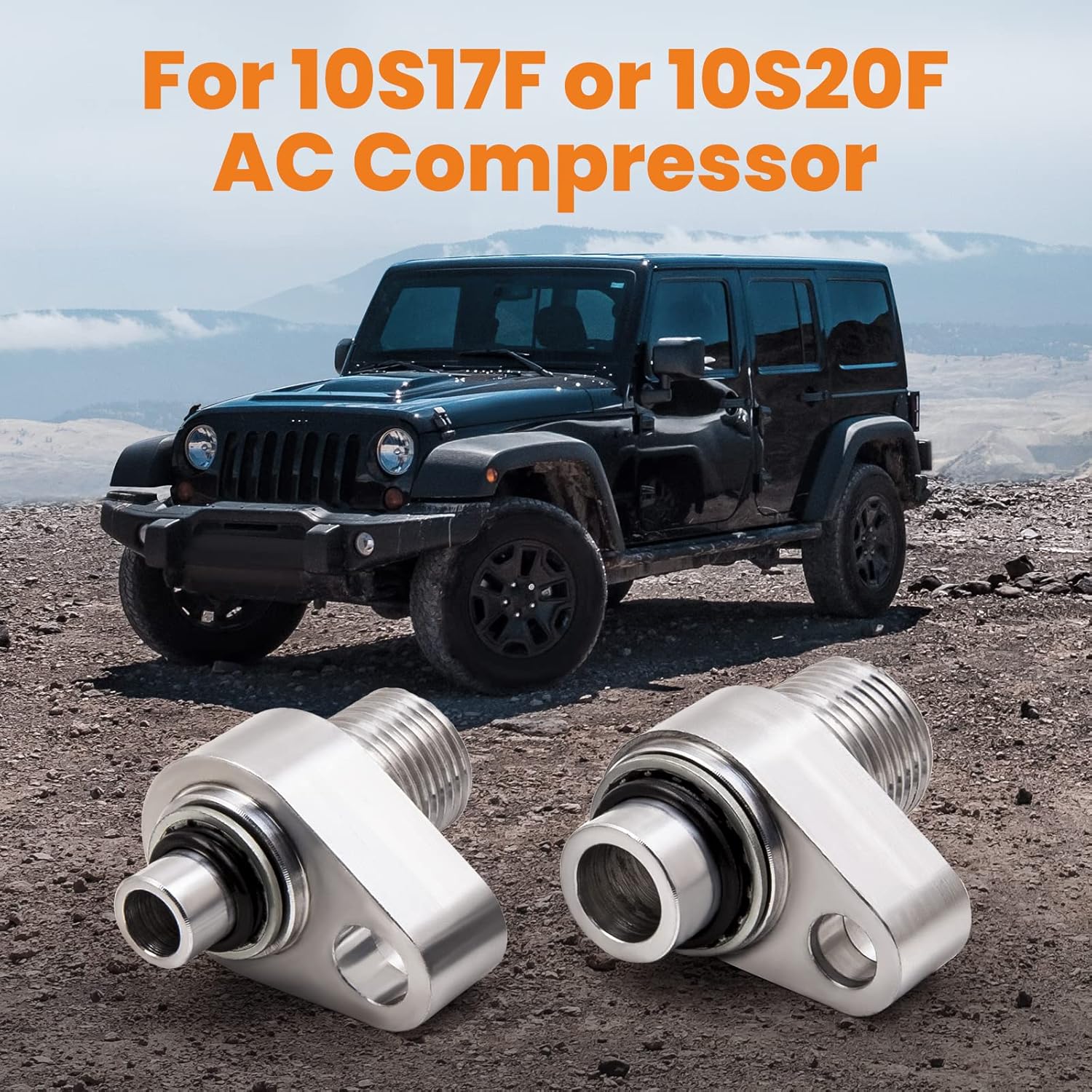 maXpeedingrods Адаптерные фитинги компрессора кондиционера LS для 10S17F и 10S20F Ремонтный комплект 451-1105 451-1106