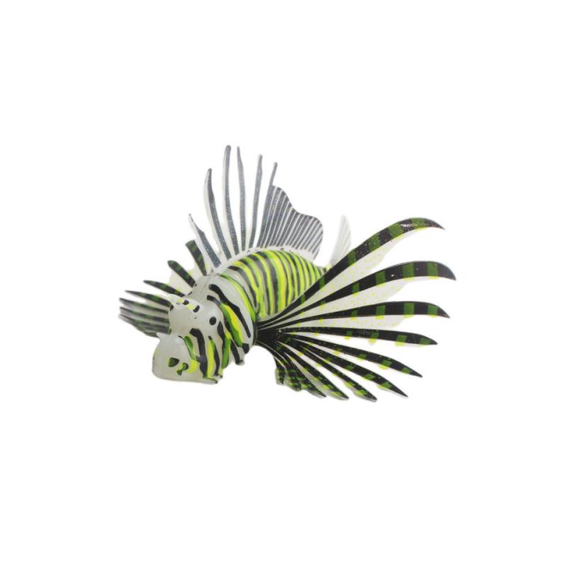 

Lifelike Lionfish Inspired Aquarium Decor Colorful Glow in the Dark Floating Fish Ornaments Great for Home Aquarium Decoration one-size чёрный