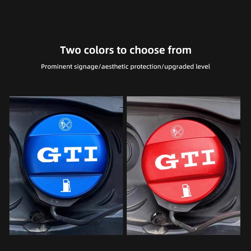2026 Nové Pro VW VOLKSWAGEN 1KS Víčko nádrže automobilu Slitina Víčko olejové nádrže Kryt palivové nádrže pro Volkswagen VW GTI Logo Rline Polo Golf 5 MK5