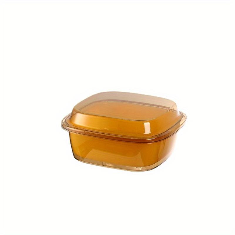 Контейнер для хранения в холодильнике Органайзер для холодильника Чаша для хранения фруктов Ящики для свежих овощей Корзина для слива Хранение Кухонный органайзер янтарь