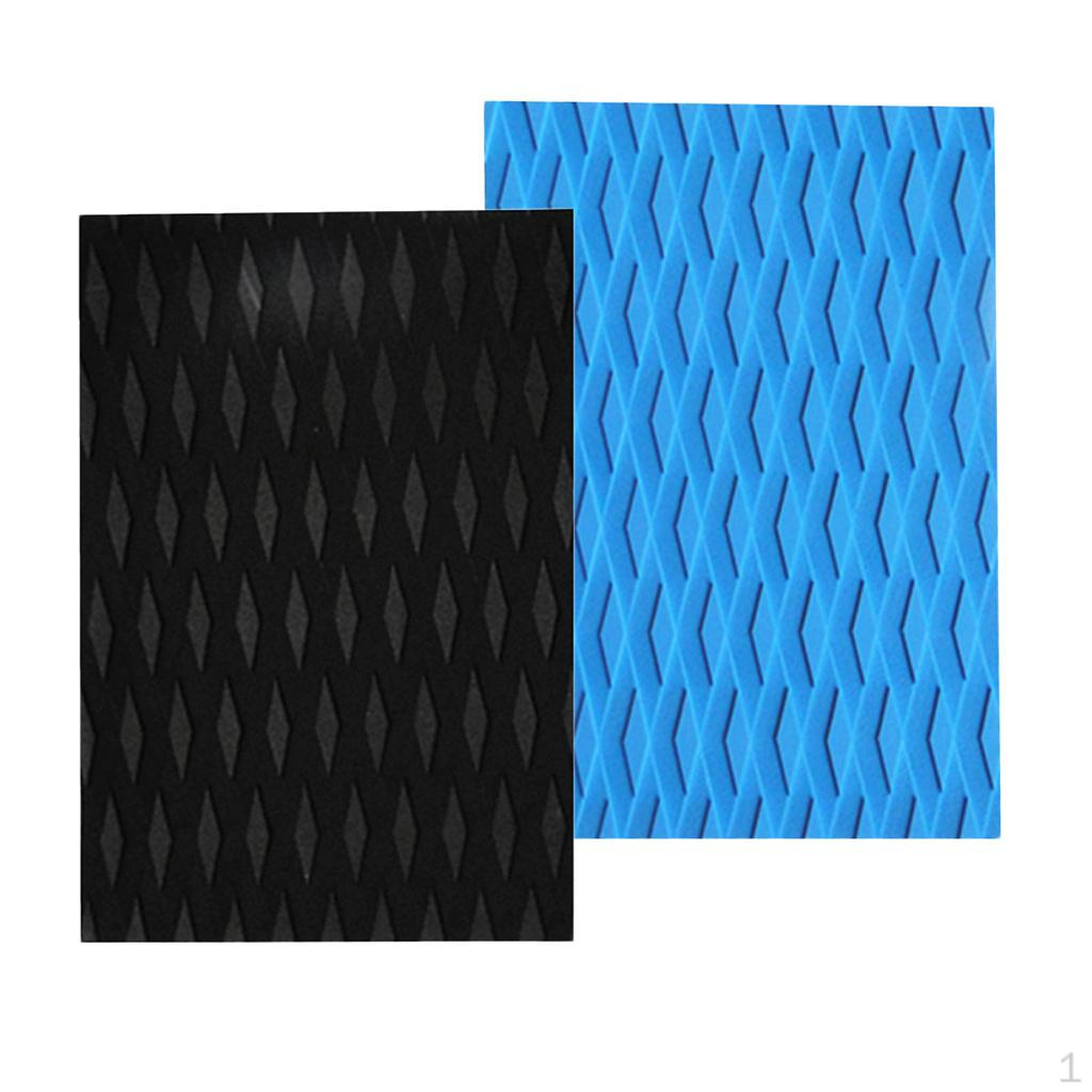 2pcs EVA Diamond Groove Surfboard Surfing Traction Pad Tail