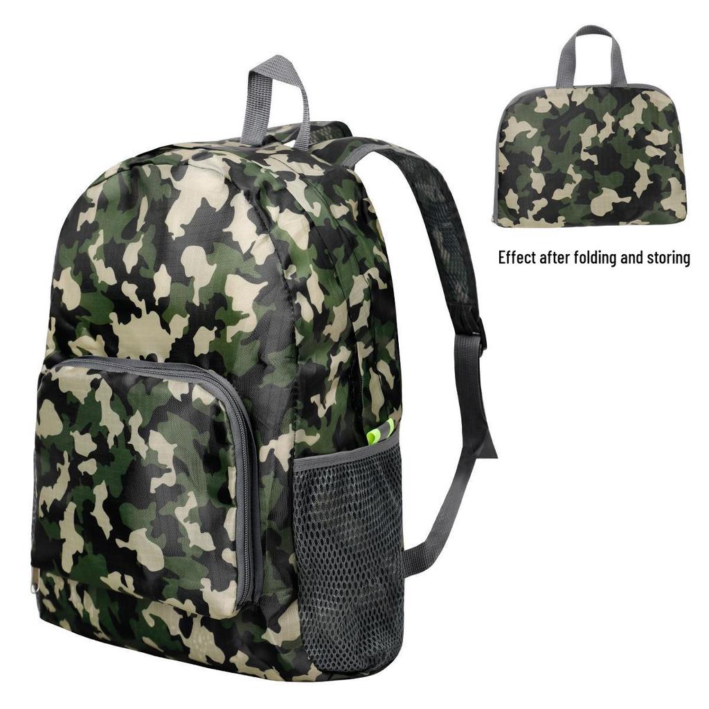 Shuxin Ultralight Foldable Double Shoulder Mountaineering and Travel Backpack