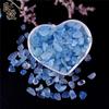 Natural Aquamarine Crushed Stone: Beryl Aquarium Decor & Children's Science Treasure