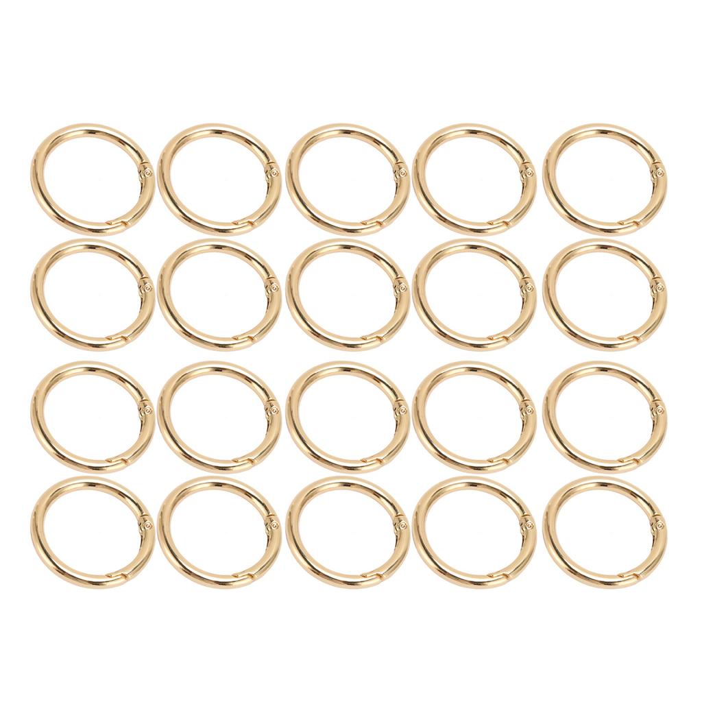 20Pcs    O  S 1.57in Diameter 0.2in Thick Strong Copper Secure Closure    Buckles for Purse Bag Jewelry