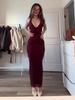 2026 Spring European & American Women's V-Neck Sleeveless Slimming Sexy Dress