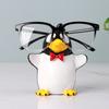 Eyeglass Holder Stand Cartoon Penguin Eyeglasses Display Rack Resin Eyewear Organizer Animal Shape Sunglasses Holder