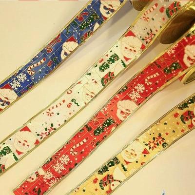 Nuevo 1PCS Cintas Doradas Navideñas Rollo Decoración Cinta Lazo Suministros para Regalos Caja DIY Organización Escuela Adhesivos Cintas de Sujeción