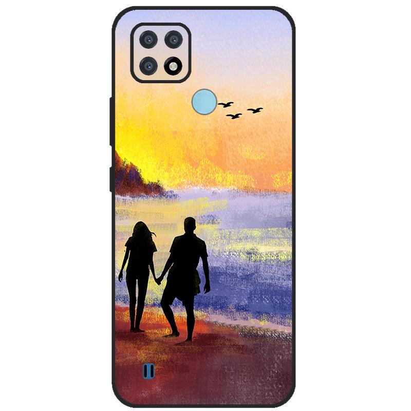For Realme C21 Case Soft Tpu Silicone Case For OPPO RealmeC21 C 21 Phone Cover Fundas RMX3201 Bumper Case For Realme C21 Cover