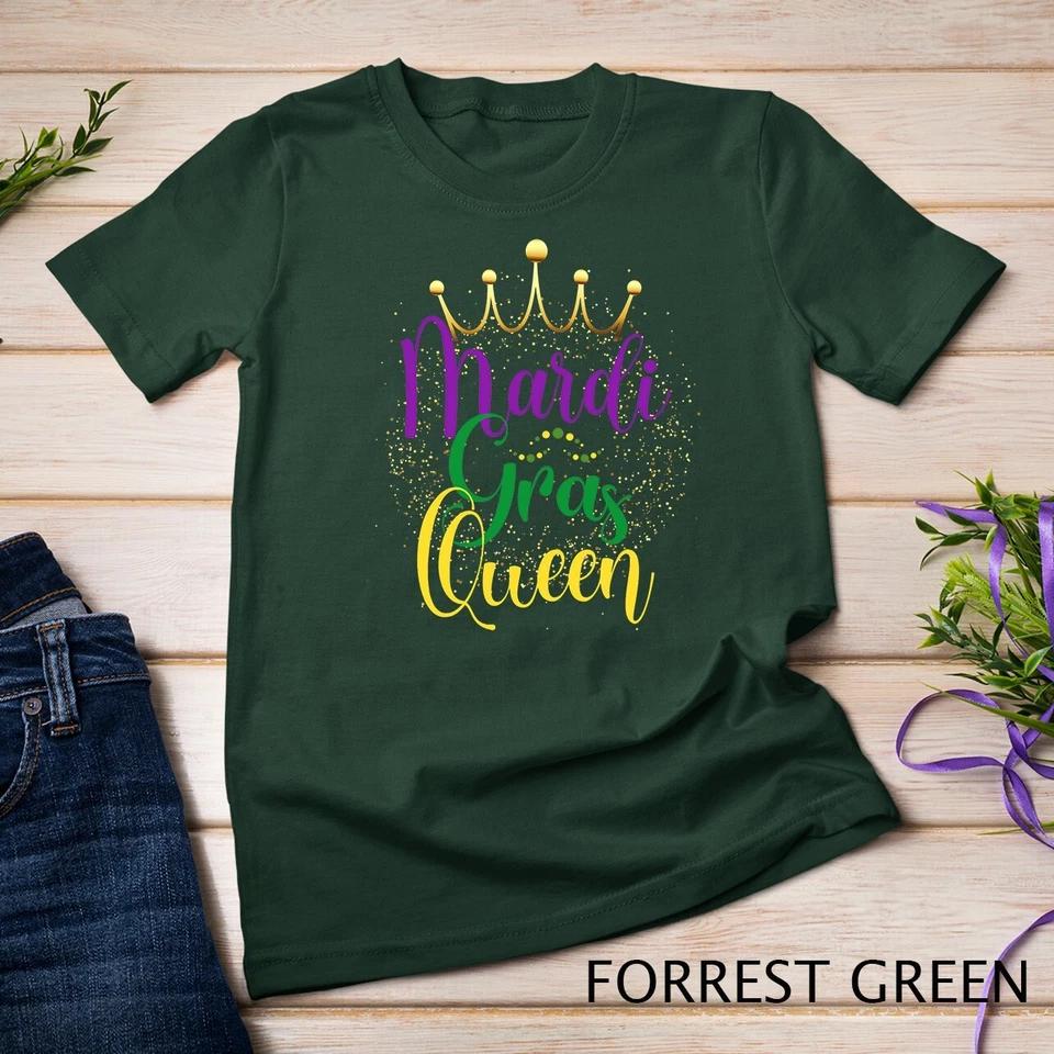Mardi Gras Queen Parade Costume Party Women Gift Mardi Gras Unisex T-shirt 4 S