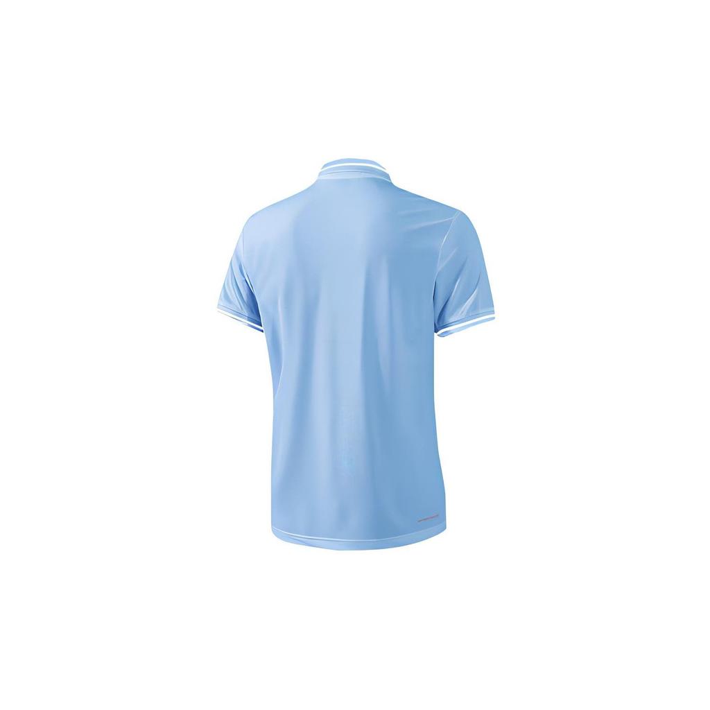 Li Ning Polo Shirt Men's Tranquil Blue Color YPLT041-5
