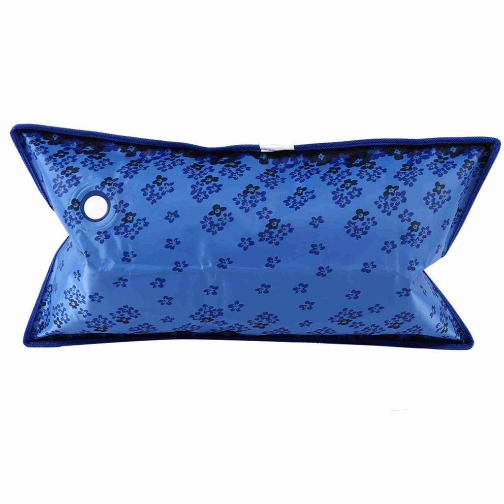 Thickened Ice Pillow Cool Pillow Home Travel Water Cushion Cooling Cushion (55*35cm Dark Blue)