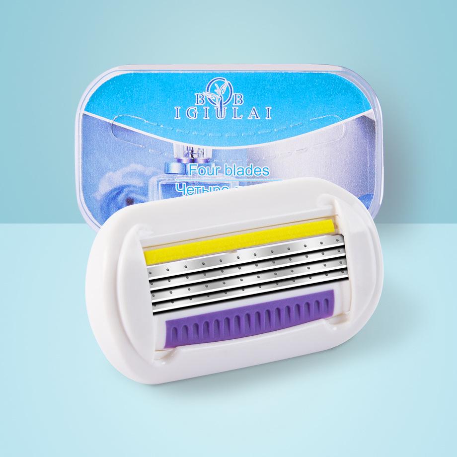 Women's Triple-Blade Razor for Underarm and Pubic Hair Shaving