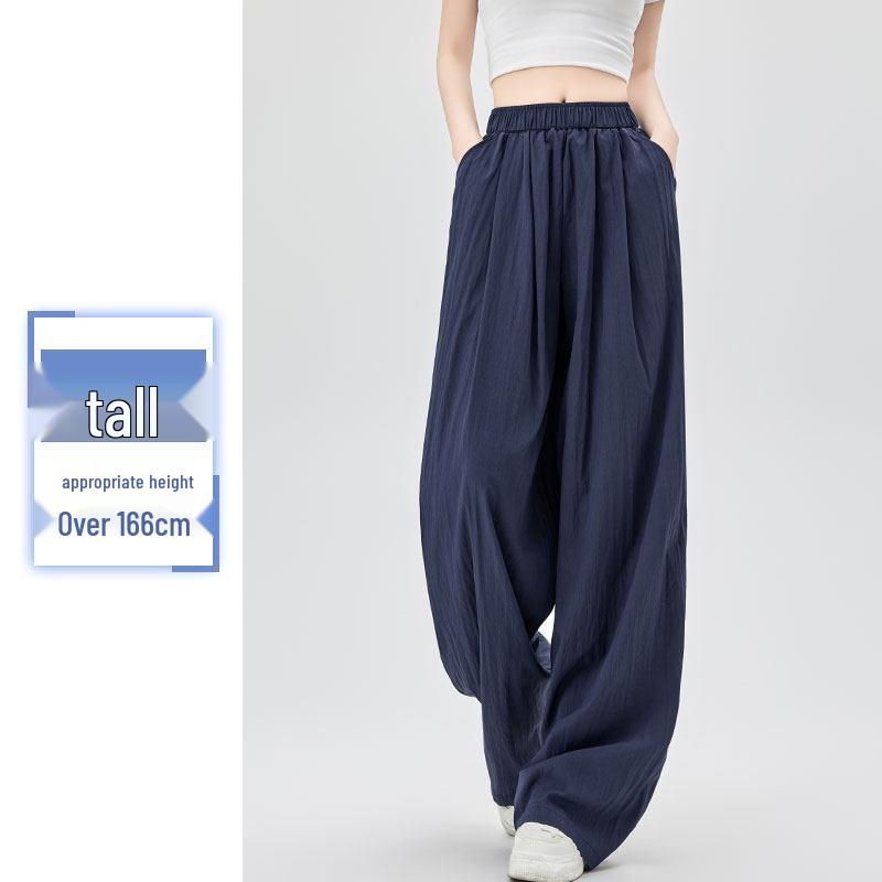 Women's High-Waisted Loose Linen Wide-Leg Summer Pants