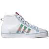 Adidas Originals Nizza Hi Laser Casual High-Top Skate Shoes Women Sneakers White Blue Green GZ2796