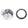 Trailer Hub Caps with Gaskets Universal Aluminum Alloy 6 Hole Tire Inflation Oil Hub Caps Leakproof 343 4370