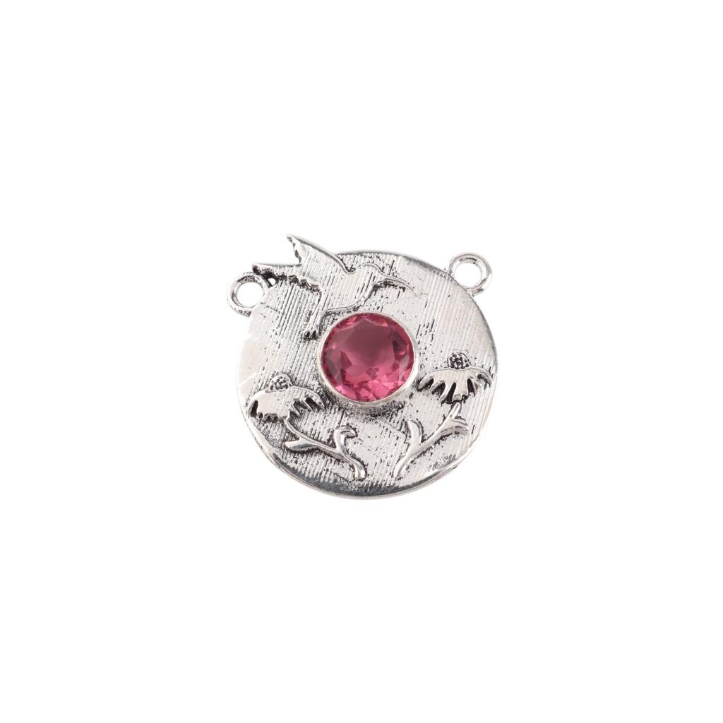 Rare Pink tourmaline Gemstone 925 Sterling Silver  Jewelry Handmade Pendant0.92" CP-34-16
